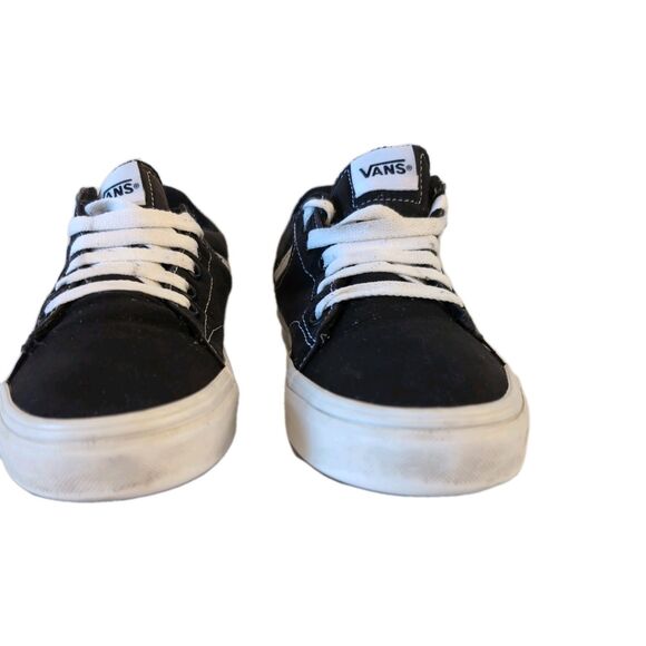 VANS Women's Off the Wall Shoes, Size 6.5 In Black And White - Picture 2 of 9